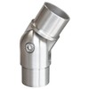 Plug-in Fitting with Joint, for Pipe Diameter 33.7 x 2.0 Stainless Steel V2A Pipe Connector for Pipes Railing Railing Stairs Balcony Railing Patio Railing Balcony Patio