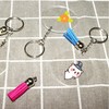 120Pcs Acrylic Keychain Blanks DIY Keychain Vinyl Crafting（30pcs Acrylic Blanks,30pcs