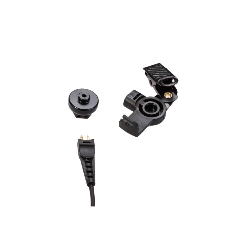 Hoornie Heavy Duty Headset for Radios with Round Lapel Microphone