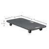 Vestil FWD-1836-3R Fiber Wood Dolly with Rubber Casters 45 In.