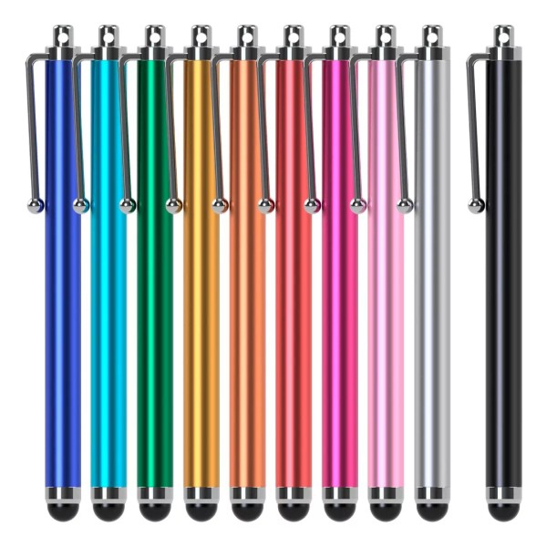 Mercader Digital Paquete De 10 Pluma Pantalla Touch Lápiz Universal