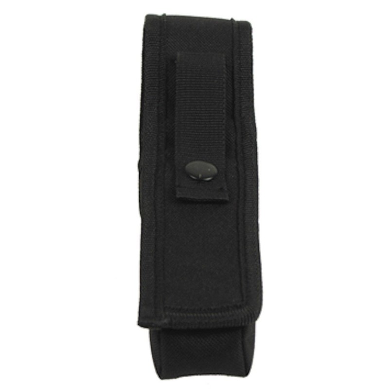 Flashlight pouch, nylon, black, for belt