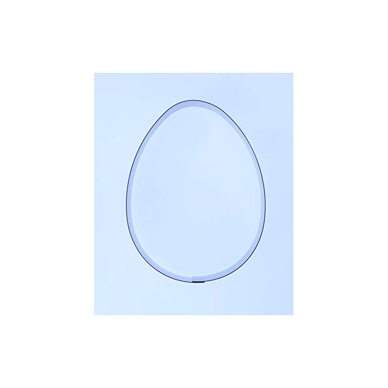 Egg Cutter Cookie Cutter 80 x 60 mm - Stainless