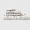 LINENWALAS 100% Cotton Percale Double Size Fitted Sheet Only, Printed