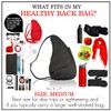 AmeriBag - Bolsa de espalda saludable para viajero, tamaño mediano,