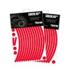 VFLUO - 2 x Kit Reflective Motorcycle Wheel Rim Stickers
