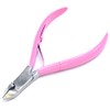 AAProTools 4" Professional Cuticle Nippers Acrylic Nail Clippers with Pink