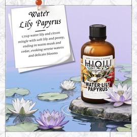 HIQILI Water Lily Papyrus Fragrance Oil for DIY Soap, Inspired by ISY-Myake L.d'Isy, Perfume, Candle Making, Fresh Scents for Laundry Dryer Balls, Gifts- 1 Fl Oz