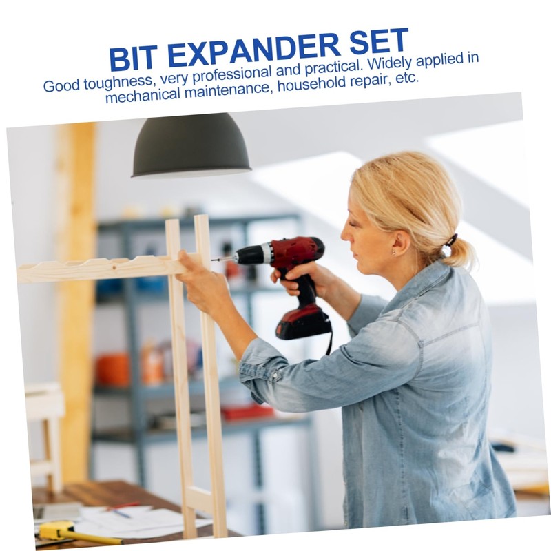 LALAFINA 1Set Extension Bit Set Drill Bit Extender for Carpentry
