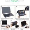 MOSISO Compatible with MacBook Air 13 inch Case 2022, 2021-2018
