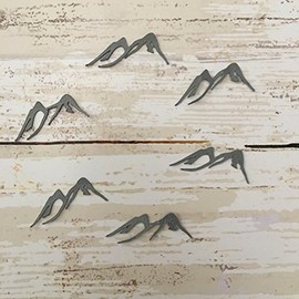 Mountain Peak Confetti, Mountain Decorations, Party Supplies, Nature Theme, Garden Party, Rustic Theme, Wildlife Theme, Table Scatter, Mountain Cut Out