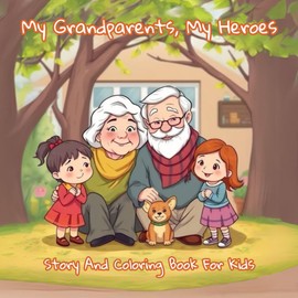 My Grandparents, My Heroes: Activity Coloring Book