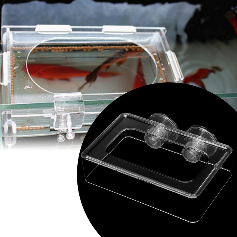 Acrylic Simple Installation Fish Food Feeder Feeding Ring for Fish