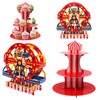 4 PCS 3 Tier Ferris Wheel Cupcake Holder and Carnival
