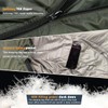 ⁣Akmax.cn Military Down Mummy Sleeping Bag for Cold Weather
