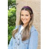 Motique Accessories 1 Inch Satin Hard Headband (Violet)