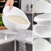 Rice Washing Colander for Rinsing Rice, Fruits & Vegetables –