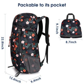 G4Free Unisex Trekking Rucksack, Backpack, Daypack, 20/40 Litres, Waterproof, Ultralight, Foldable for Outdoors, Hiking, Camping, Travel