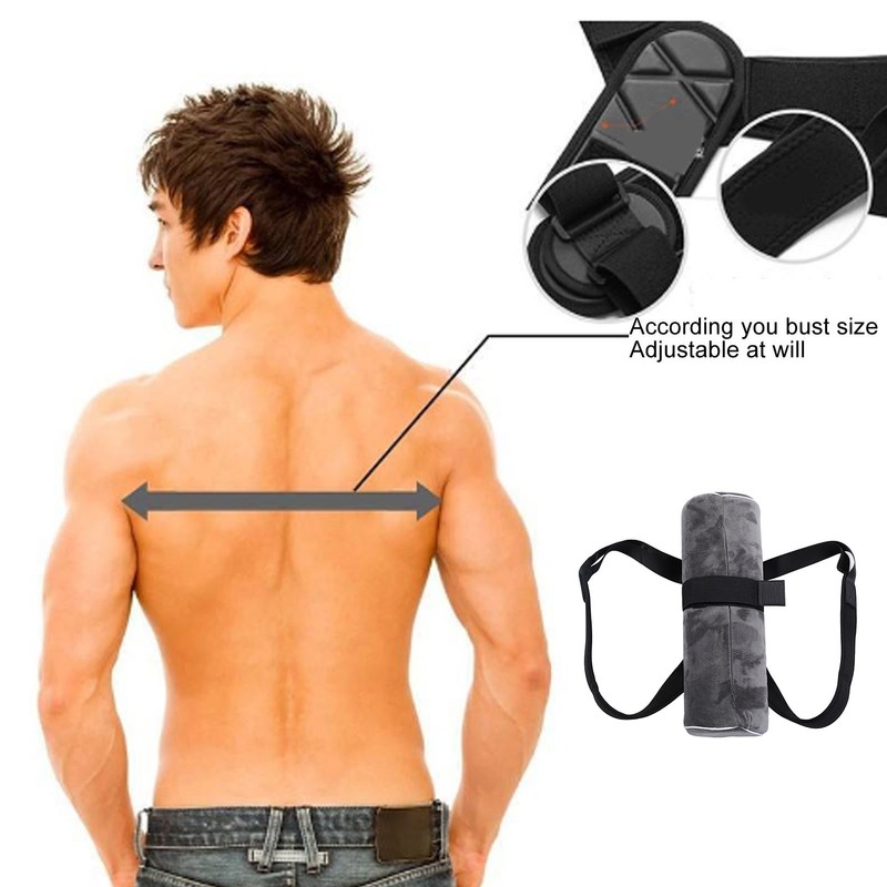 Side Sleeping Backpack Pillow Memory Foam Adjustable Snore Relief Adult