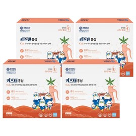 Kids Ten Red Ginseng, 600g, 4 pieces / 키즈텐 홍삼, 600g, 4개