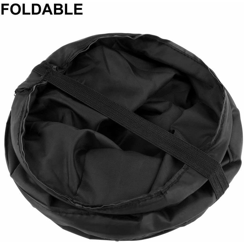 CRYSTAL CROWN Portable Folding Car Trash Can, Leak Proof, Pop-up