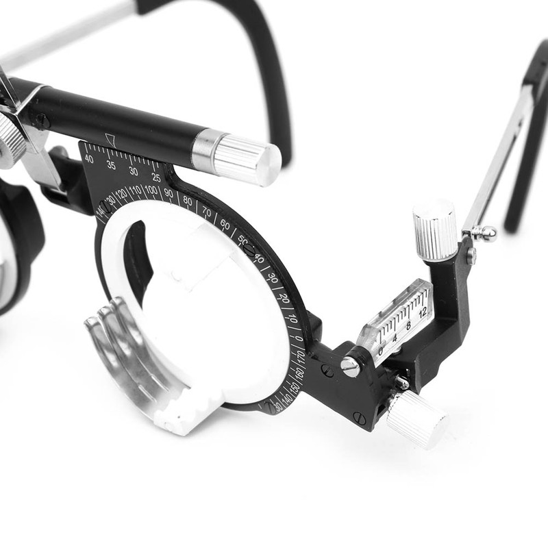 50-80 mm Adjustable Optical Trial Lens Frame Eye Test Glasses