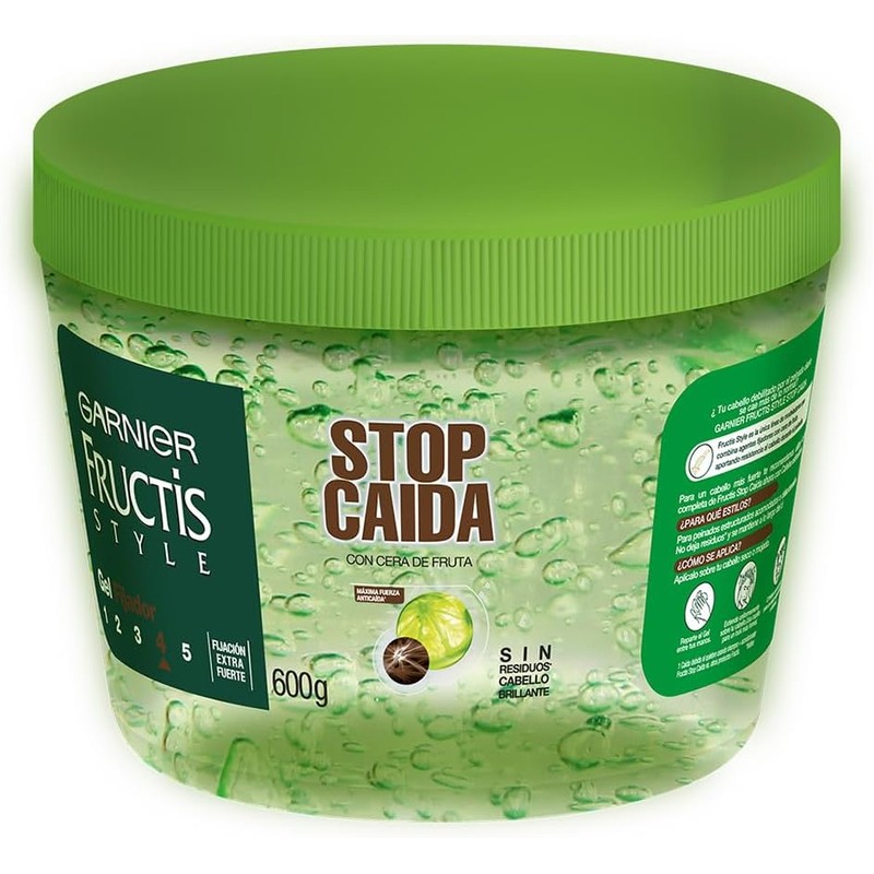 Garnier Fructis Style Gel Stop Caida Tarro, 600 gr, 655