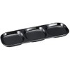 J-kitchens Fuchimaru 3 Condiment Dish, Black Yuzu Tenmoku, Made in