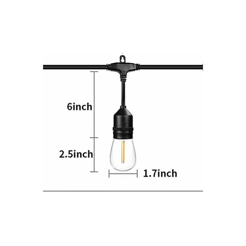 Extreme Beauty Guirnalda Led Focos Para Exterior Decorativa 5mts Tira