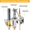 Criditpid 4021-732 Natural Gas Pilot Assembly for Heatilator, Quadrafire, Heat-n-Glo