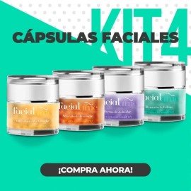 Kit 4 Cápsulas Faciales Vitamina C+colágeno(uso Cosmético)