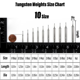 Dr.Fish 5 Pack Tungsten Drop Shot Weights Pencil Skinny Sinkers with Barrel Swivels for Freshwater Bass Fishing Drop Shot Rig Black 1/2oz