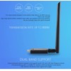 JAPOO WiFi Wireless USB WiFi Adapter for Desktop PC and