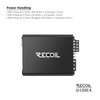 Recoil DI1200-4 Full-Range Class-D 4-Channel Car Audio Amplifier, 2,400 Watts,