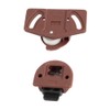 Wardrobe Bevel Sliding Door Roller, ABS Gear Track Panel Roller