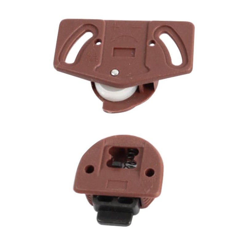 Wardrobe Bevel Sliding Door Roller, ABS Gear Track Panel Roller