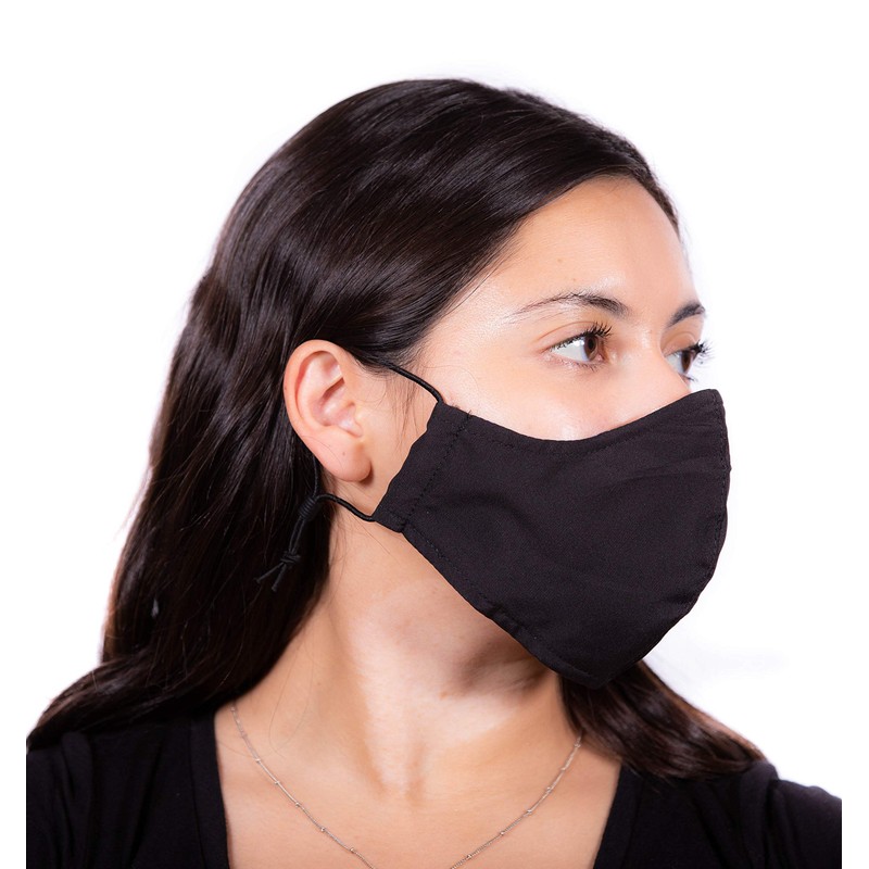 Headmost Comfymax Low Profile 2 Layer Fabric Facemask: Water Repellent,