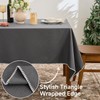 Simple&Opulence Rectangular Table Cloth 140 x 180cm, Cotton Canvas Tablecloth,