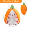 plushies Rabbit Plush, Plush Toys, Bunny Rabbit Pillow with Zipper,
