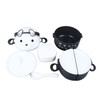 Leapiture 2 Layer Panda Box Round Lunch Box Cute Design