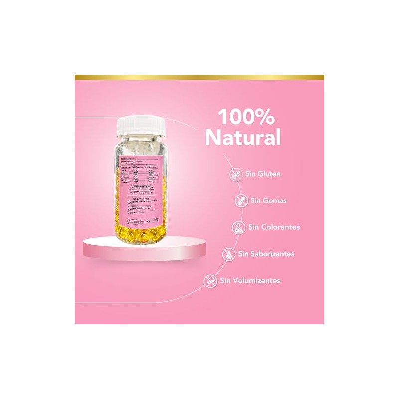 Omega 3 Vegano 3-6-9 de Aceite de Linaza con 125