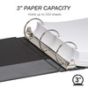 Samsill 3-Inch Value Binder, Black (11800)
