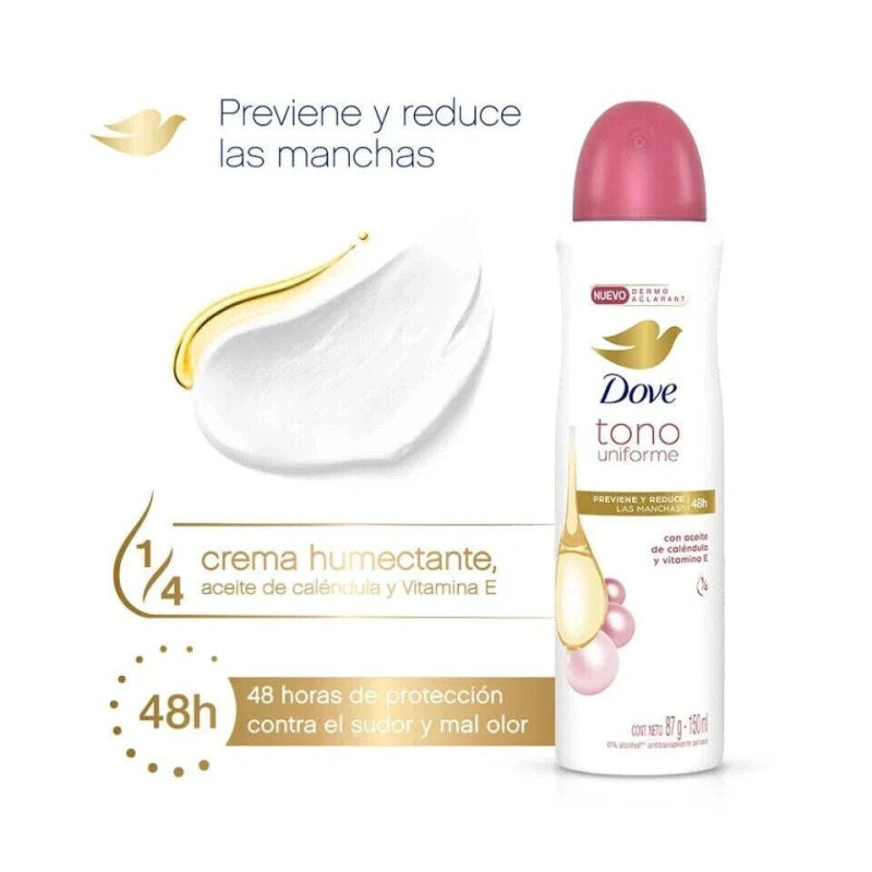 Dove Uniform Tone w/ Calendula Oil & Vitamin E Body