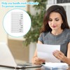 Pack of 2 Checklist Memo Plastic Board, Removable Reusable Memo