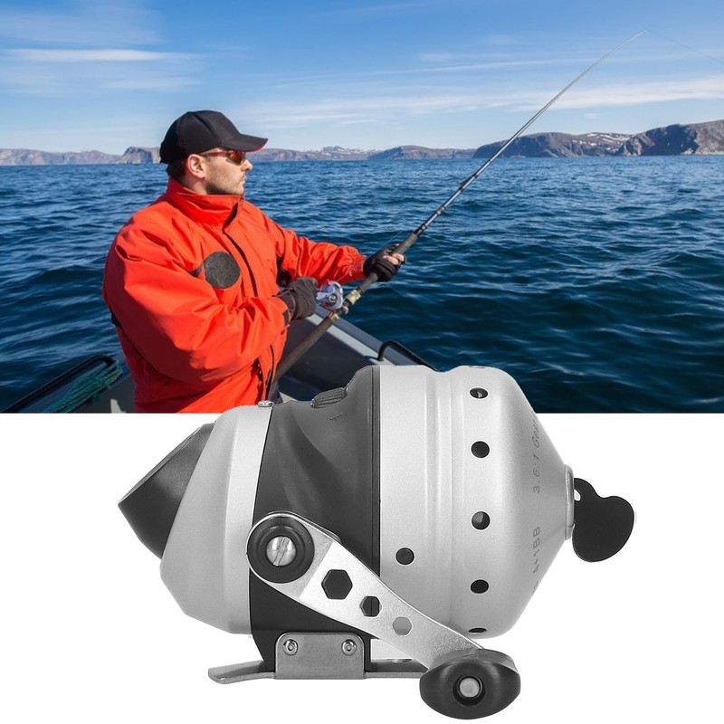 SY30 Shot Fishing Reel Metal Builtin Line Closed Coil Wheel