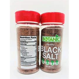 BLACK SALT (KALA NAMAK) / Fine Grain /8oz (2 Bottles Pack)