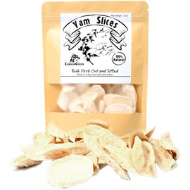EidolonGreen Organic Dried Yam Slices (Shan Yao)– Natural Dried Yam Slices for Daily Nutritional Support and Healthy Living – 3 Oz(88g)