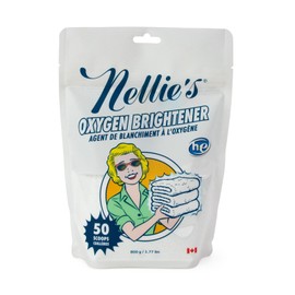 Nellie's Nellie's Oxygen Brightener Powder Pouch, 50 Scoops- Removes Tough Stains, Dirt and Grime