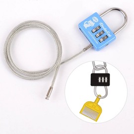2-Way Extendable Wire Dial Lock 2ea