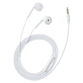 Artec 77694 In-Ear Earphones with Mic 3.5mm Jack White